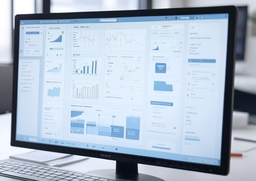 Interactive dashboard showcasing web development capabilities